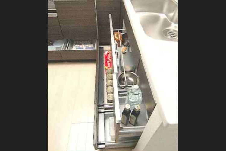 シティタワー西梅田のスライドラック